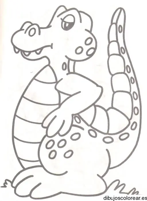 Dibujo de un caimán