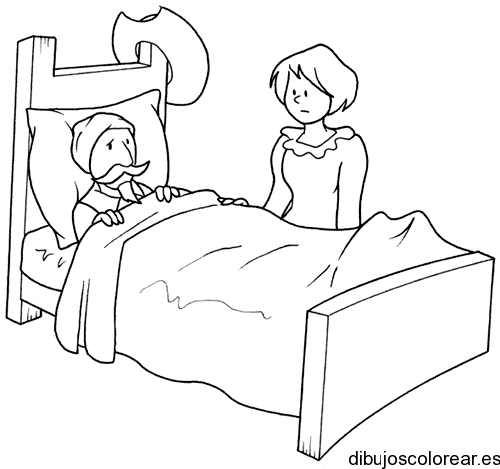 Dibujo de un enfermo