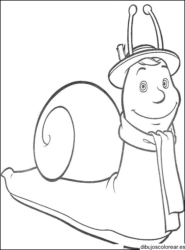 Dibujo de un caracol