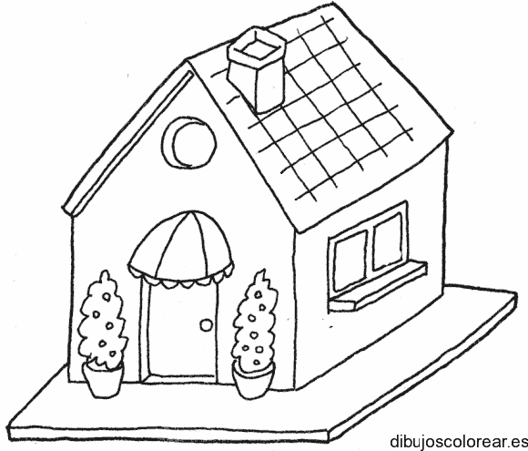 Dibujo de una casa de muñecas