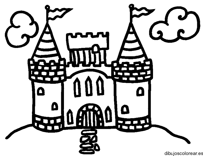 Dibujo de un castillo pequeño