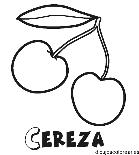 Dibujo de palabra Cereza
