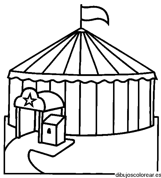 Dibujo de un circo