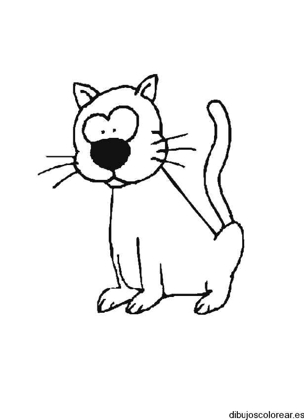 Dibujo de un pequeño gato