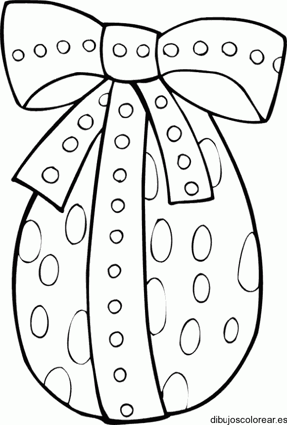 Dibujo de un huevo de pascua