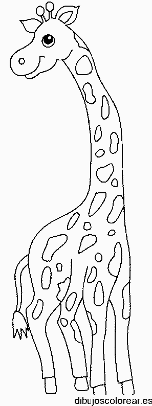 Dibujo de una jirafa