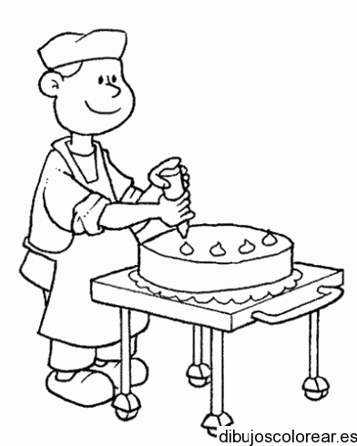 Dibujo de un repostero