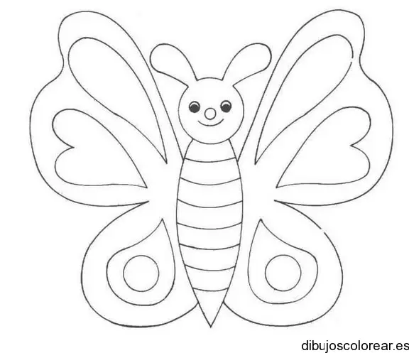 Dibujo de una pequeña mariposita