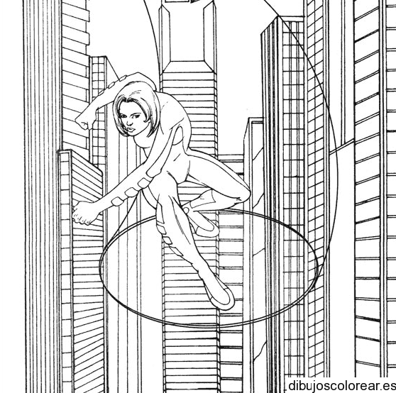Dibujo de La Mujer Invisible