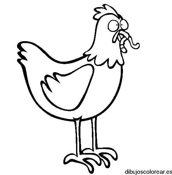 Dibujo de un gallo