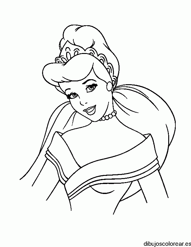 Dibujo de una chica sonriendo