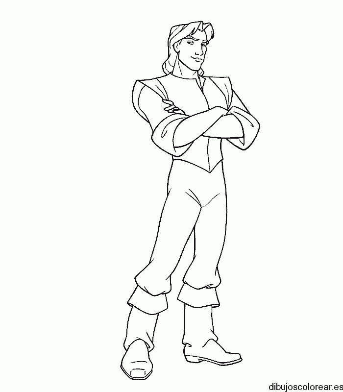 Dibujo de un príncipe