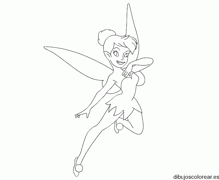 Dibujo de campanita bailando
