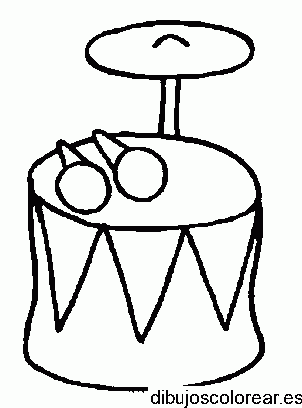 Dibujo de un pequeño tambor