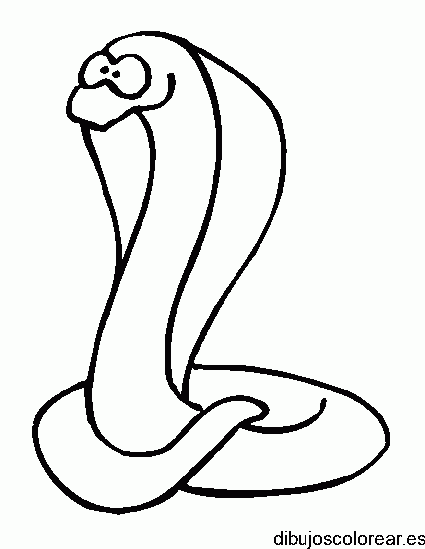 Dibujo de una serpiente grande