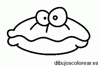 Dibujo de una concha de mar