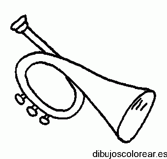 Dibujo de una trompeta 