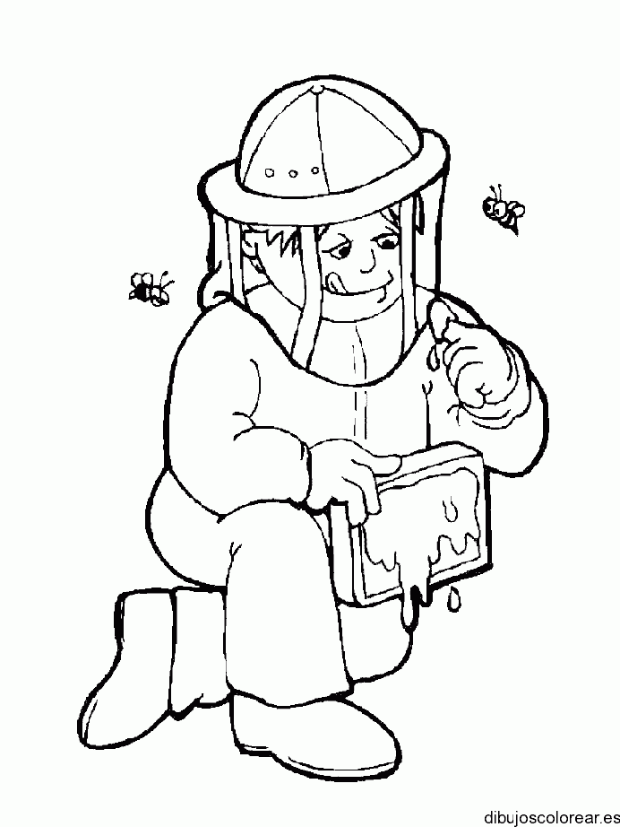 Dibujo de un creador de abejas