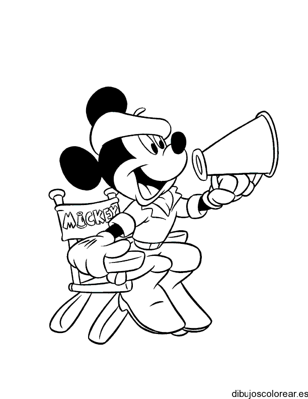 Dibujo de Mickey Mouse director