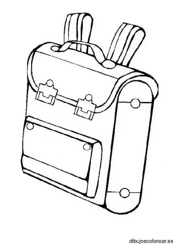 Dibujo de una mochila