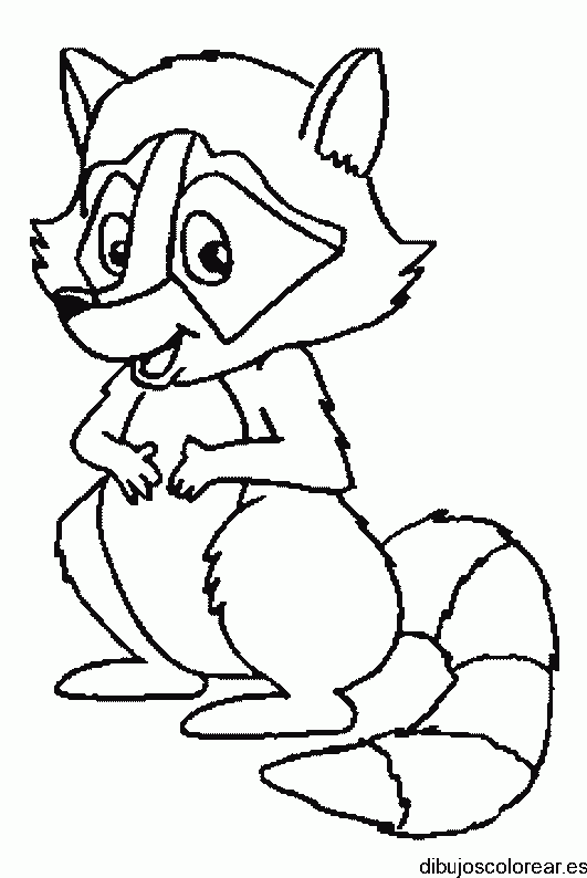 Dibujo de un pequeño lobo