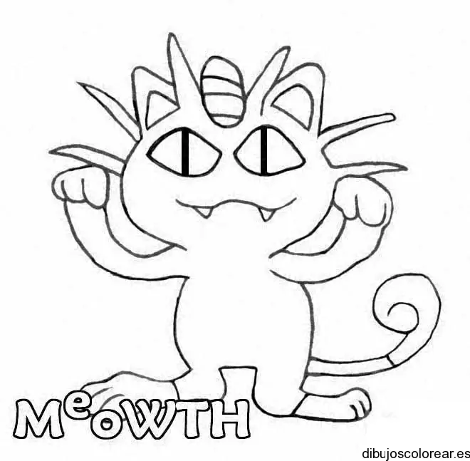 Dibujo de Meowth