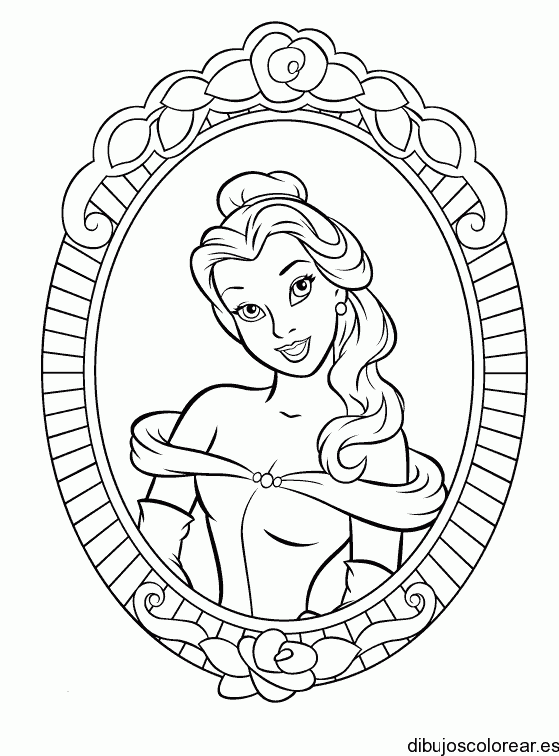 Dibujo de una imagen de Sirenita