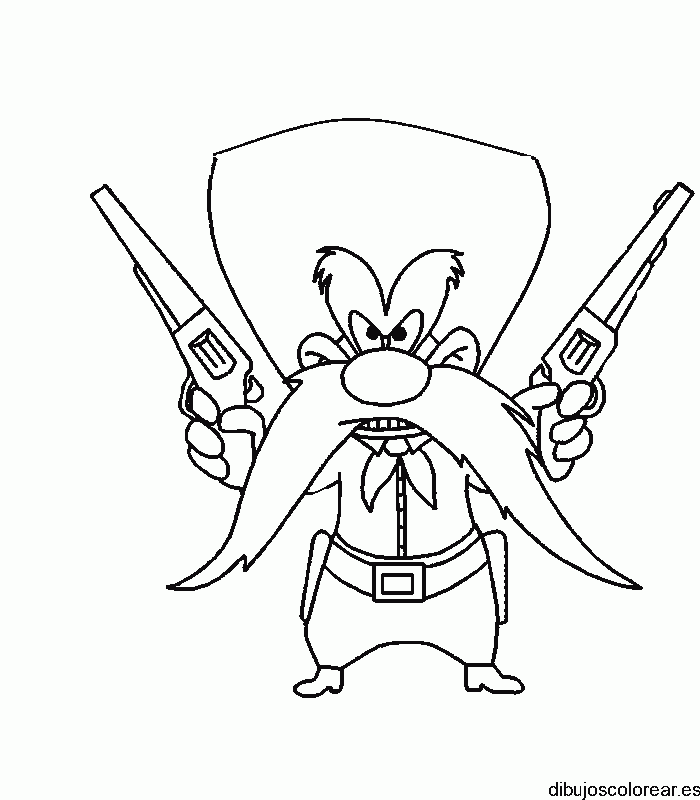 Dibujo de Sam enfadado