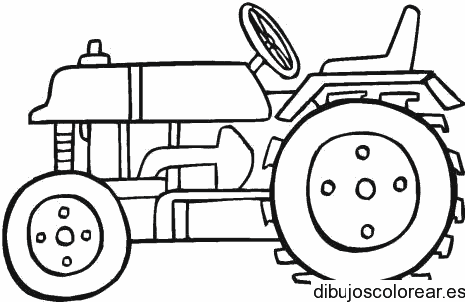 Dibujo de un tractorcito