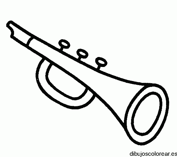 Dibujo de un instrumento musical