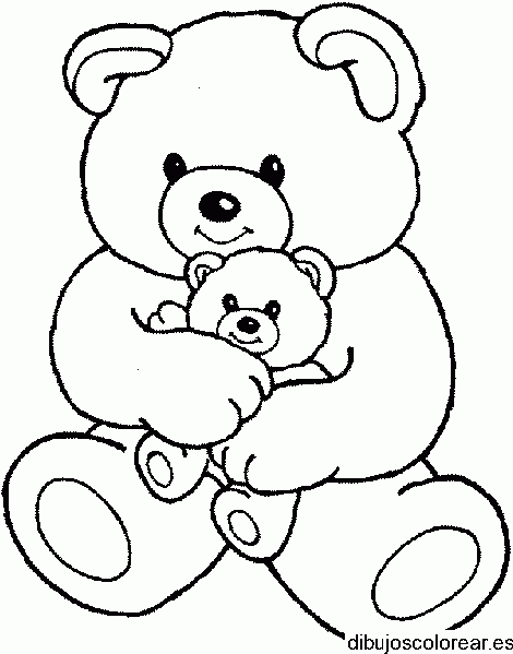 Dibujo de dos ositos