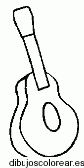 Dibujo de un ukelele