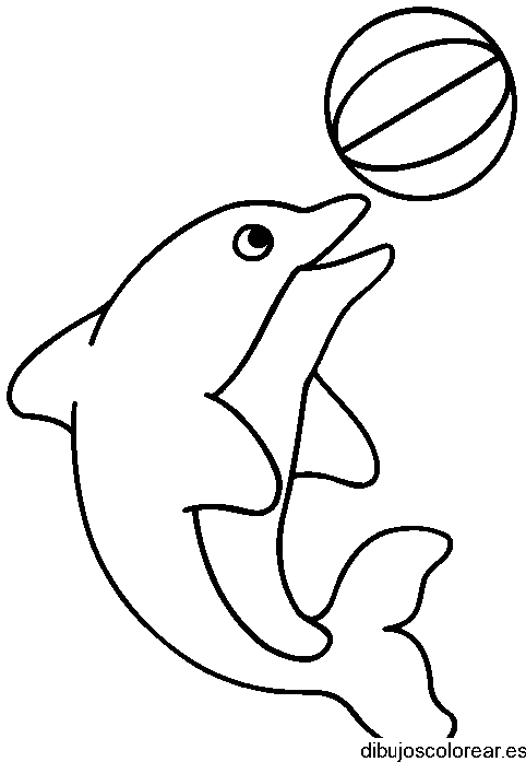 Dibujo de un delfín