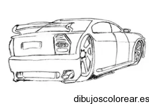 Dibujo de un coche Honda Civic