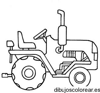 Dibujo de pequeño tractor