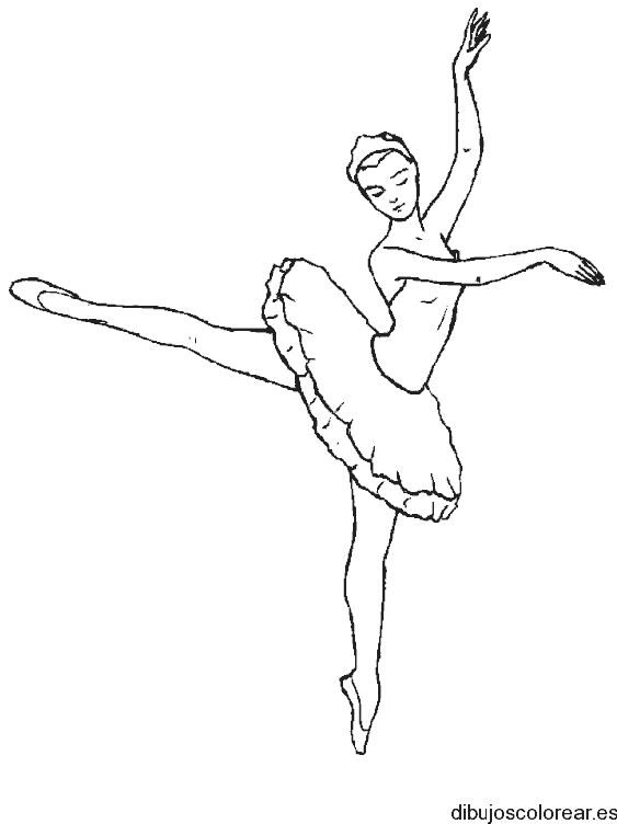 Dibujo de bailarina