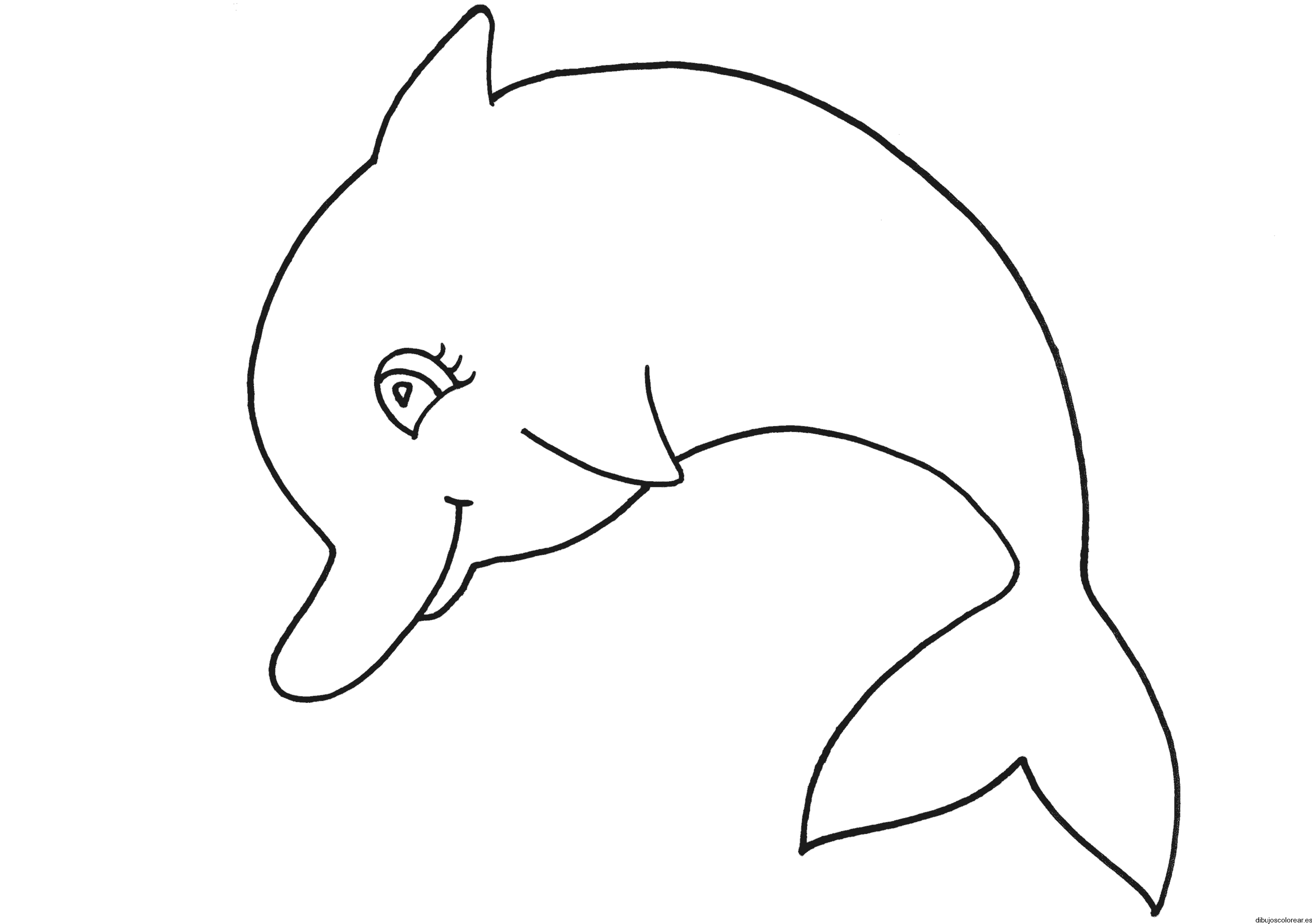 Dibujo de un delfín