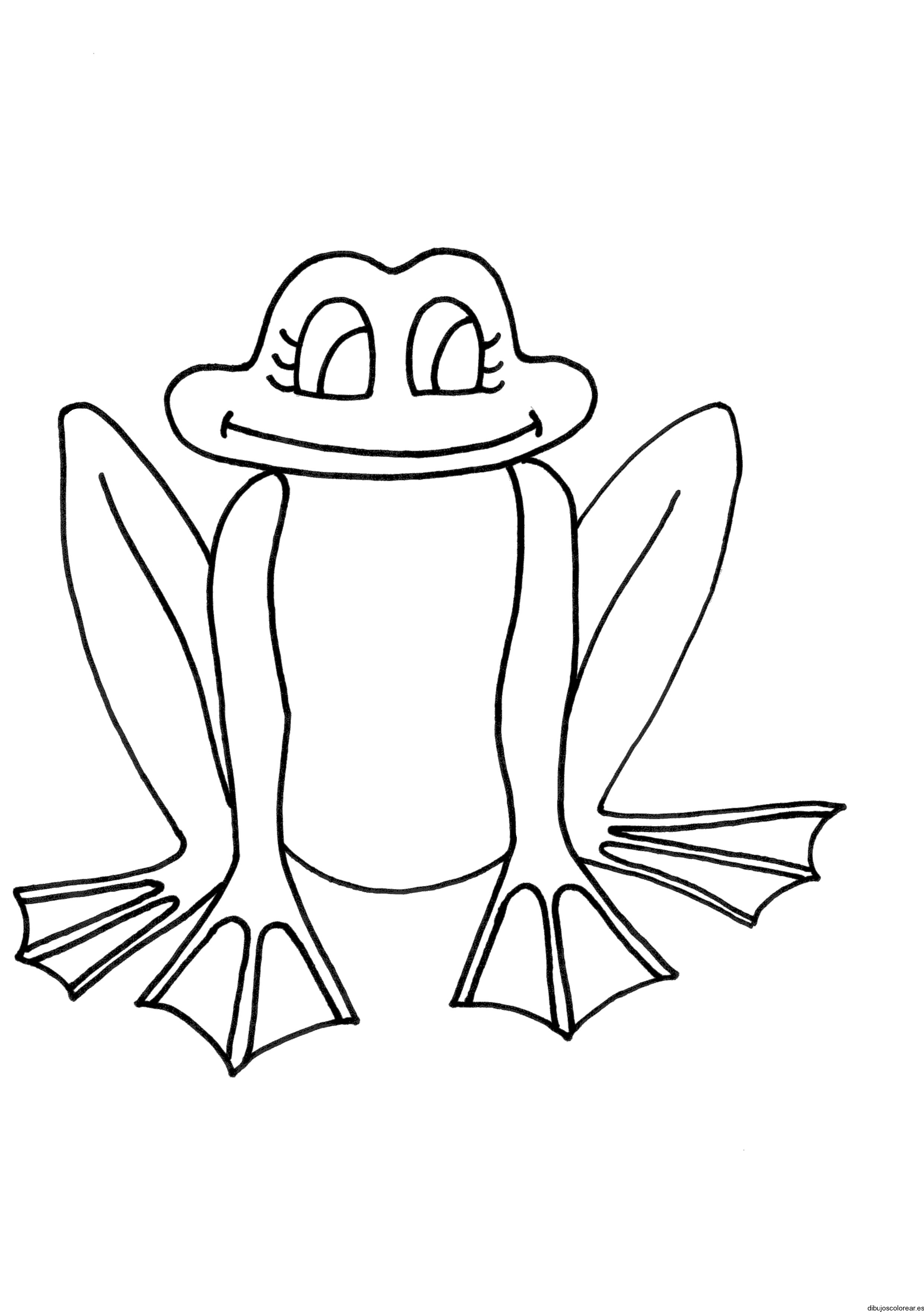 Dibujo de una rana