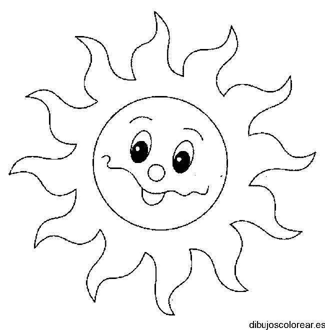 Un sonriente sol