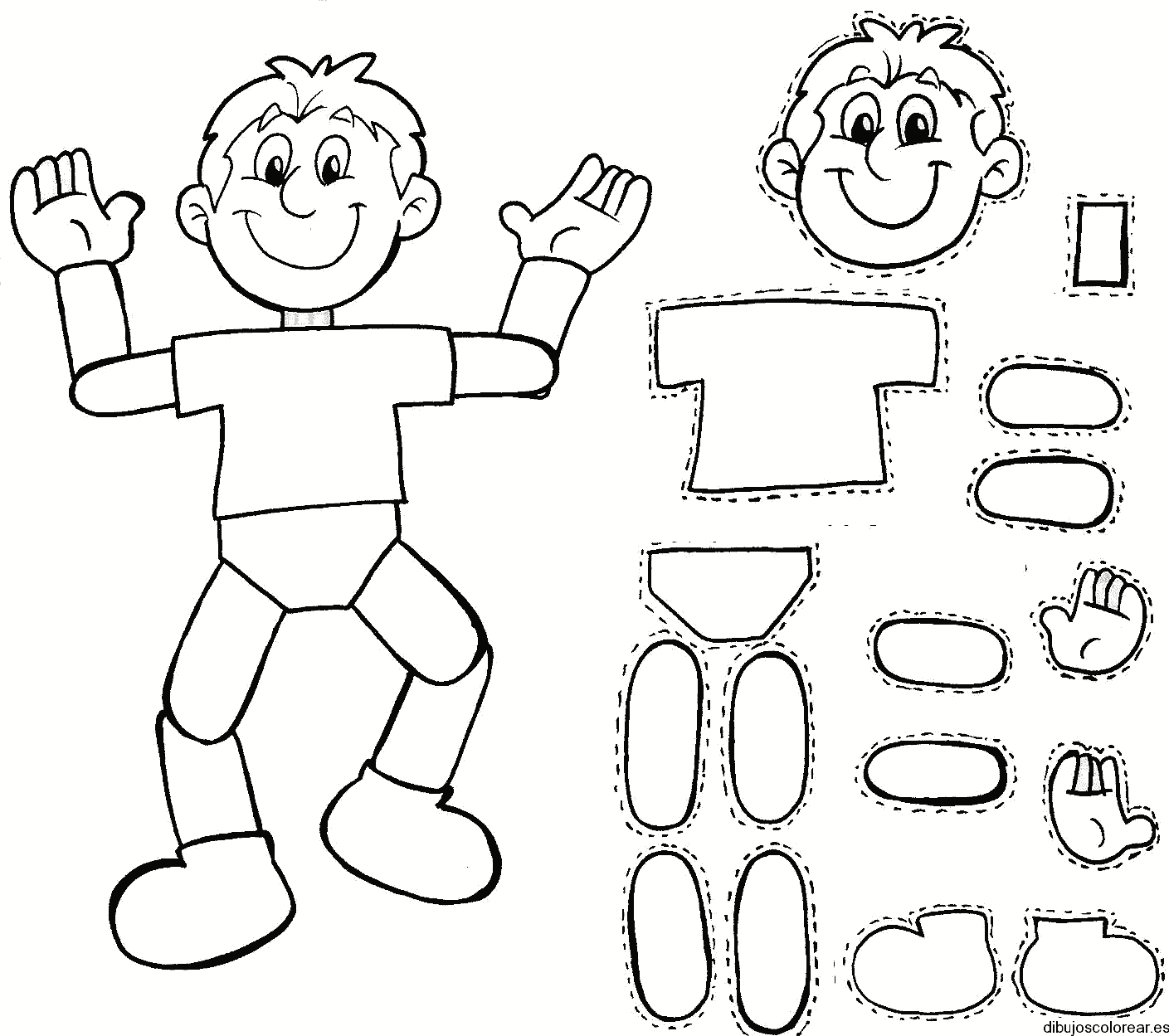 Dibujo de un rompecabezas de un niño 
