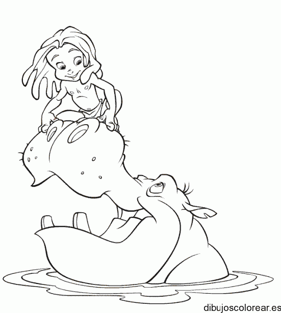 Dibujo de Tarzán