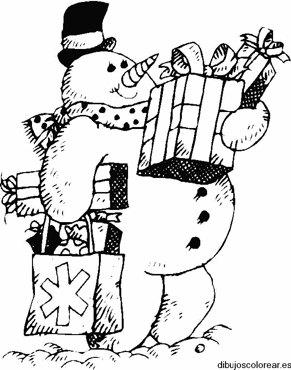 hombre de nieve