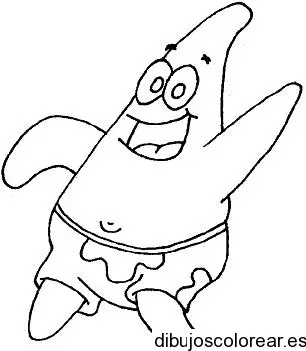 Dibujo de personaje de Bob Esponja