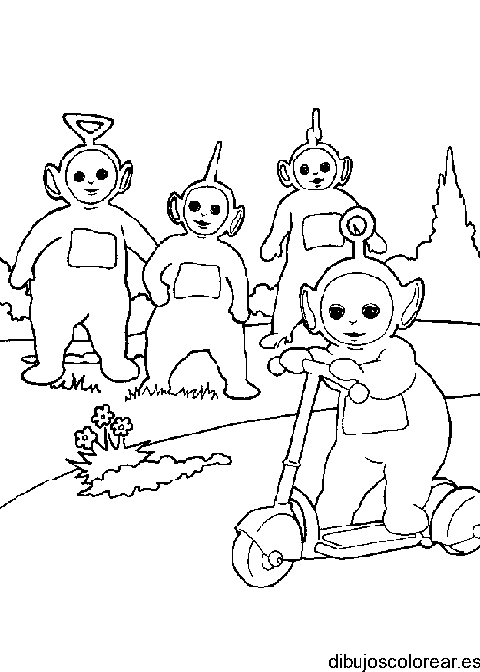 Dibujo de los Teletubbies