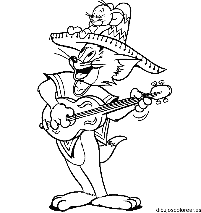 Dibujo de Tom &amp; Jerry de mexicanos