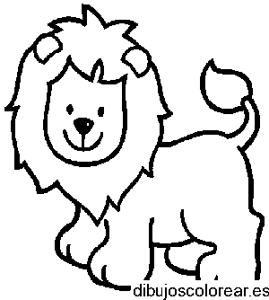 Dibujo de un leoncito
