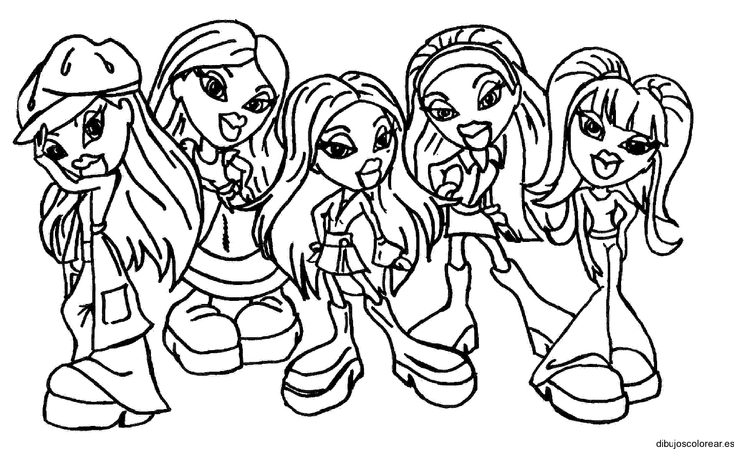 Dibujo de las Bratz