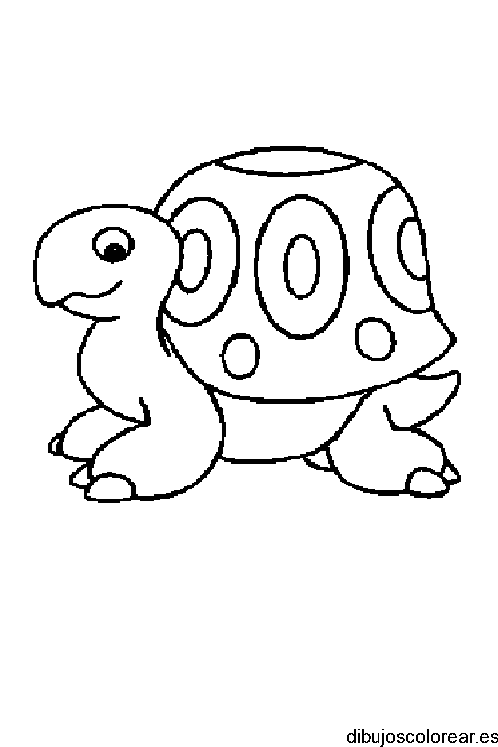 Dibujo de una pequeña tortuga