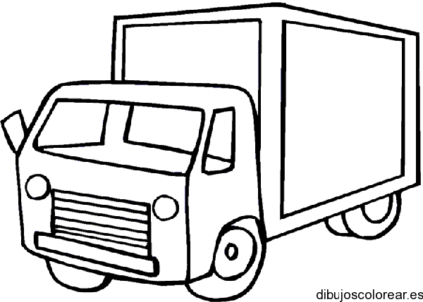Dibujo de una furgoneta