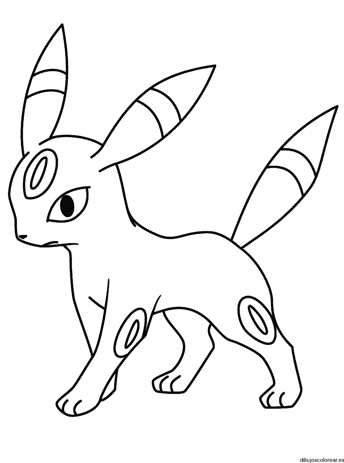 Dibujo de un animal con símbolos
